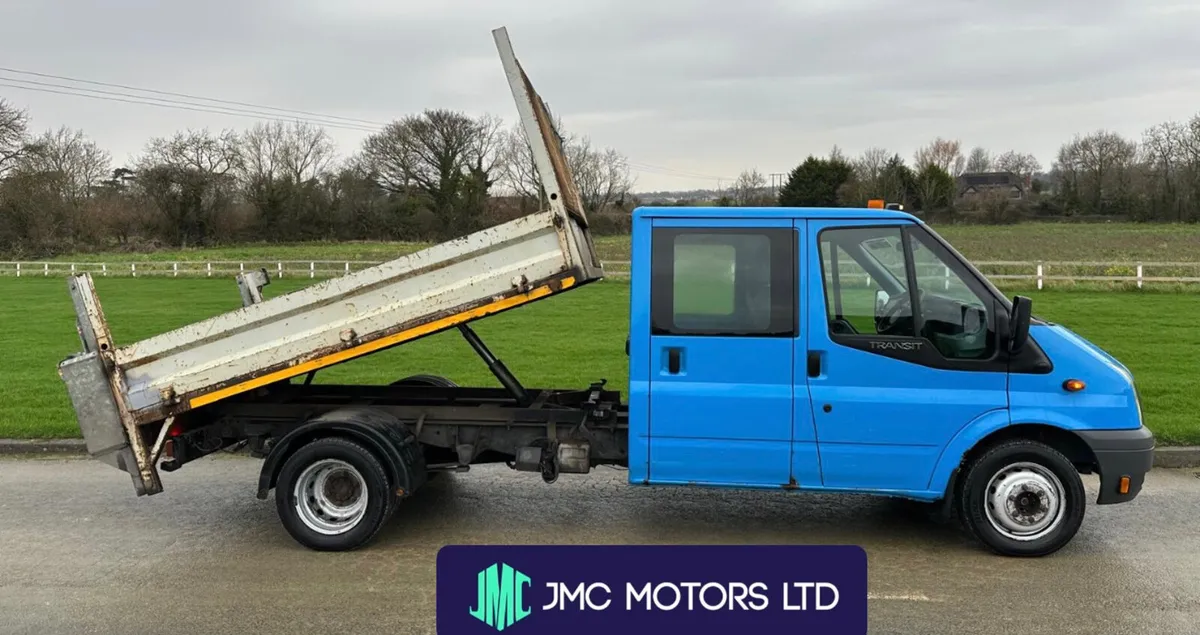 Ford Transit 2012 Crew Cab Tipper With TailLift - Image 3