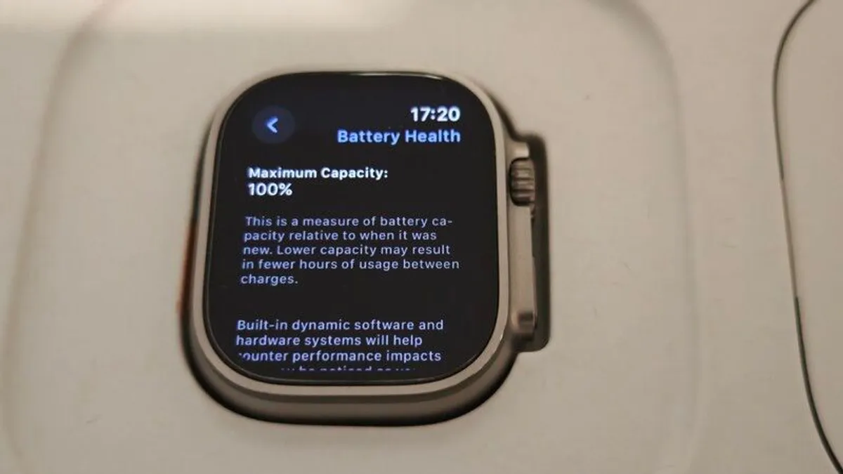 apple watch ultra 2 like new battery 100%life - Image 3