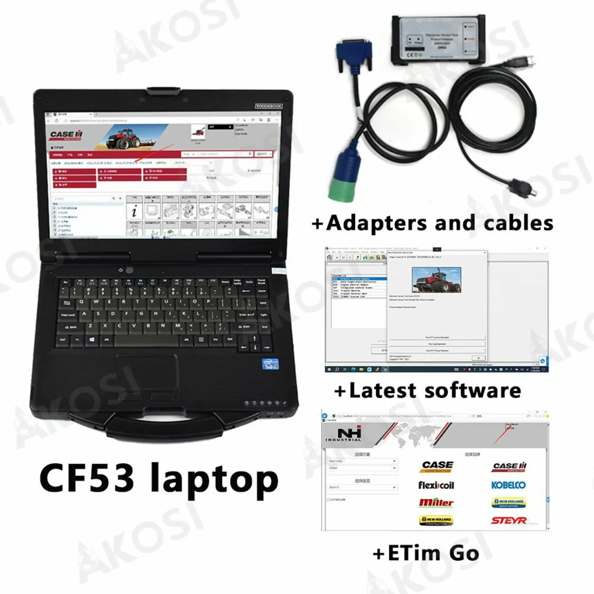 Agri & Tractor Diagnostic Software Laptop - Image 1