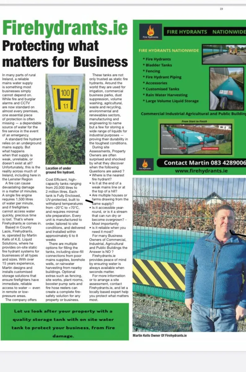 On Site Fire Hydrants - Image 1