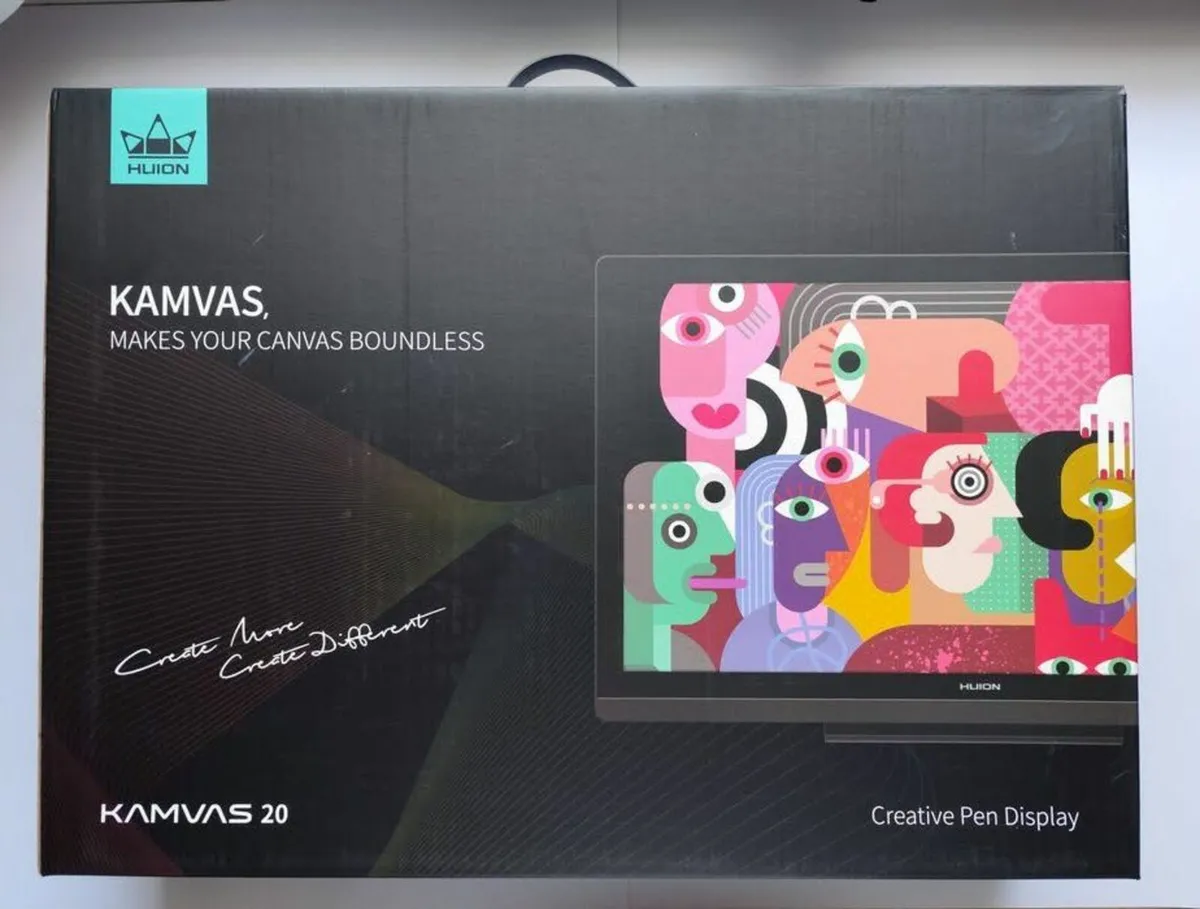 Huion Kamvas 20, Creative pen Display, Model: GS19 - Image 1