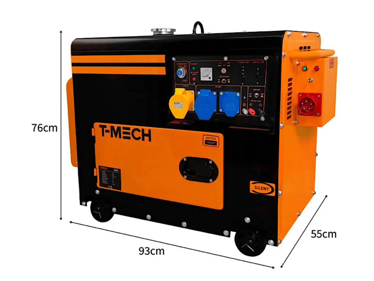 6KVA T Mech Silent Diesel Generator - Image 2