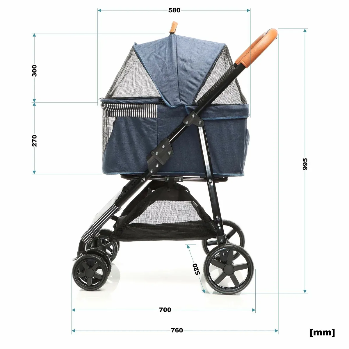 2in1 Dog Buggy Foldable Pram Free Delivery - Image 3