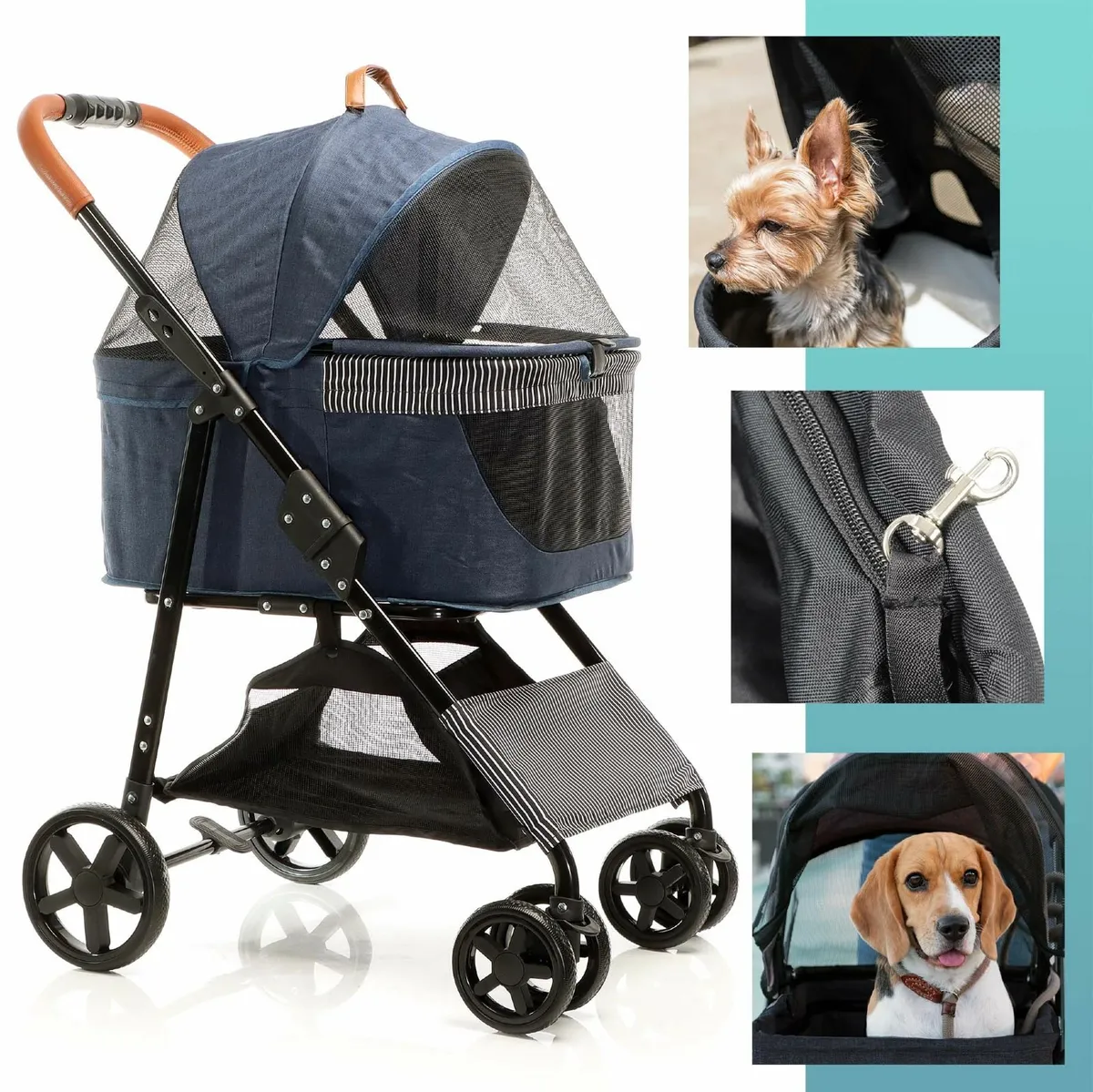2in1 Dog Buggy Foldable Pram Free Delivery - Image 1