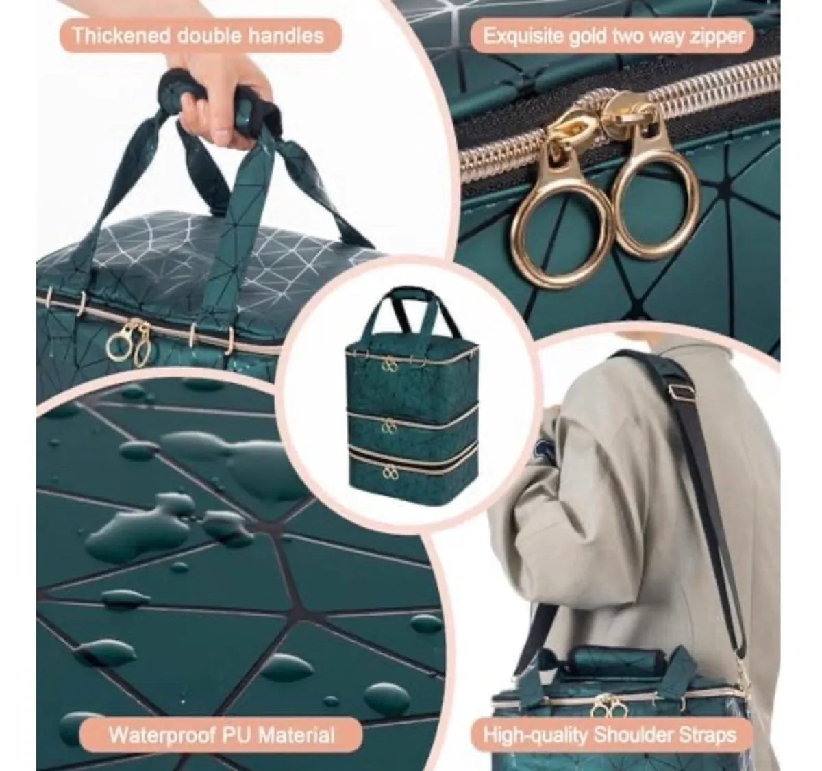 Nail polish storage bag/ make up bag - Image 1