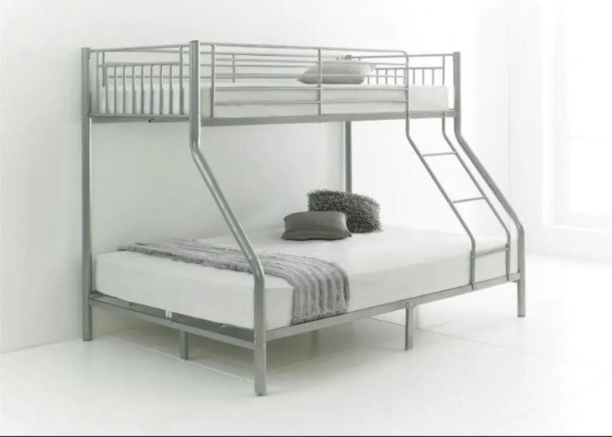 New White Triple Sleeper Bunk Beds - Image 2