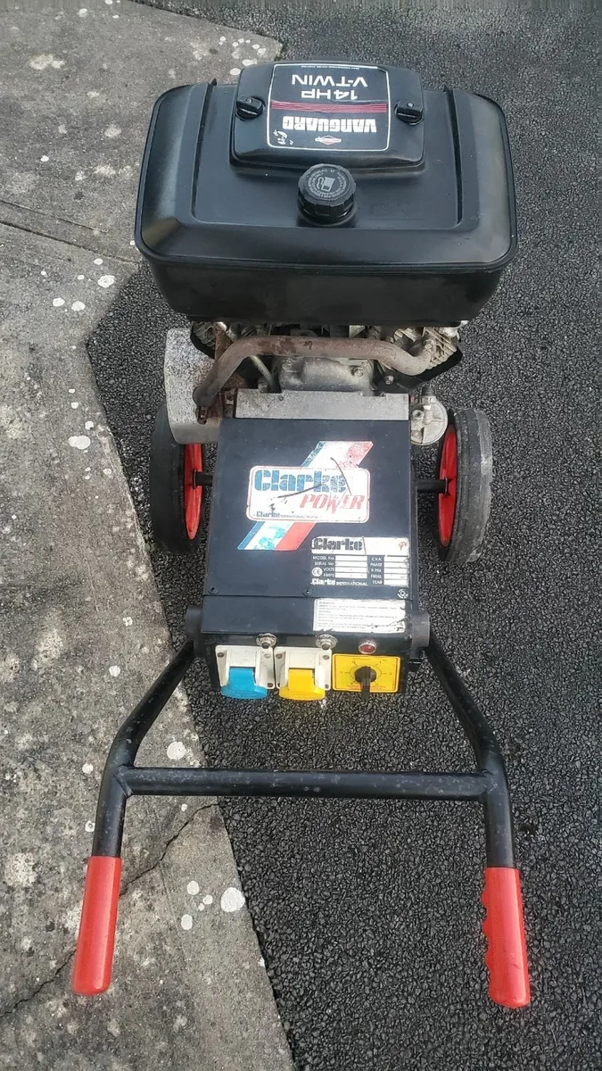 clarke power vanguard 4kva 240v generator welder - Image 1