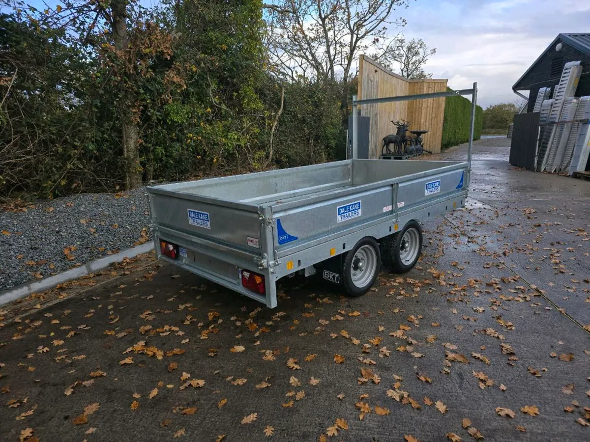 New Dale kane 10x5ft builders dropside trailer led - Image 4