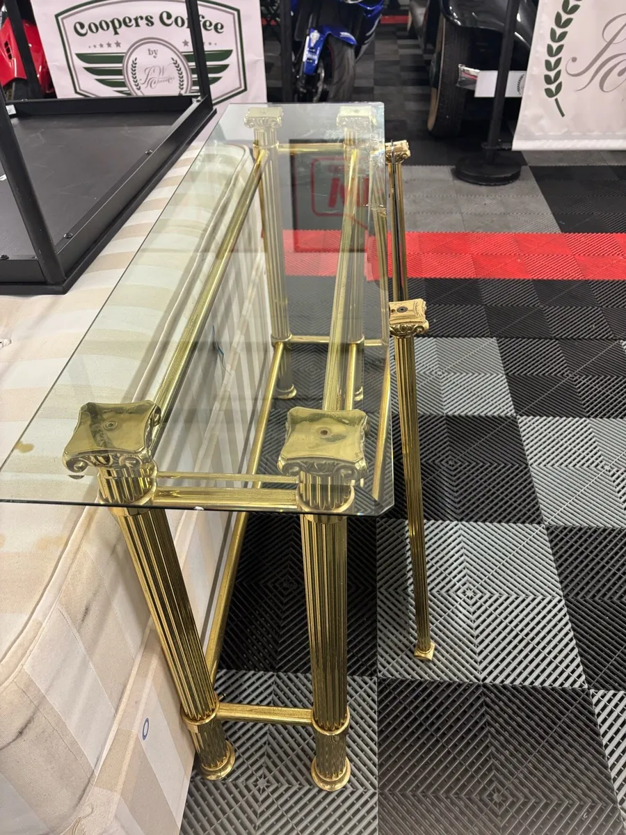 Bronze Side Unit With Mirror. - Image 1