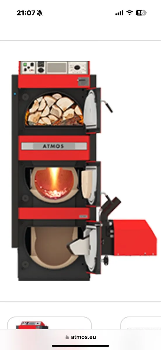 Atmos Combination boiler with Pellet burner - Image 1