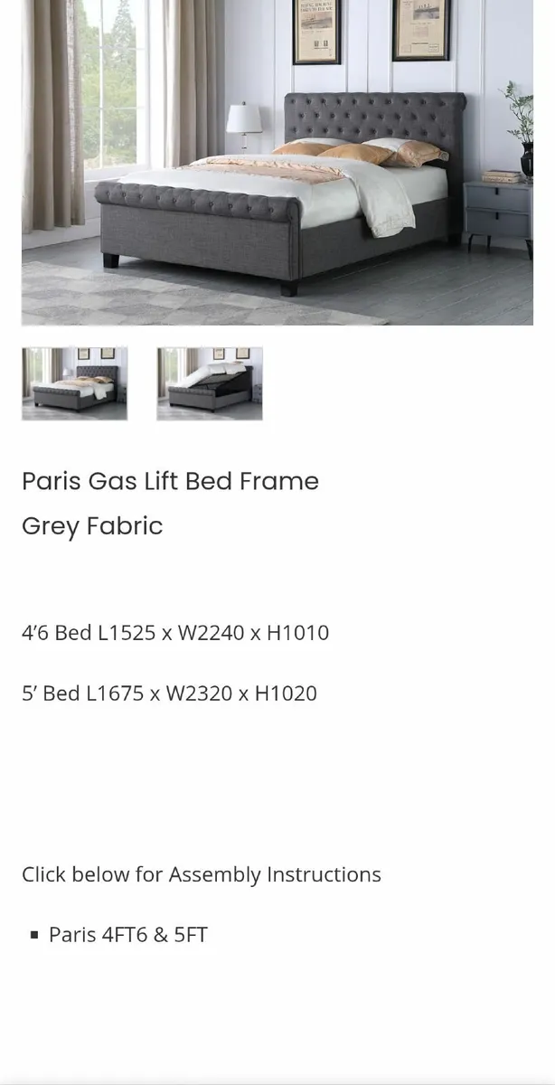 Bed and mattress - Image 2