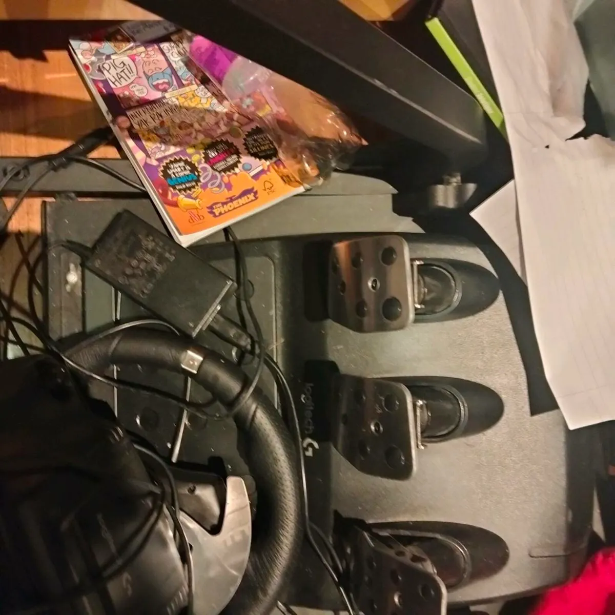 Logitech G920 Driving Force Wheel PC/Xbox One with - Image 3