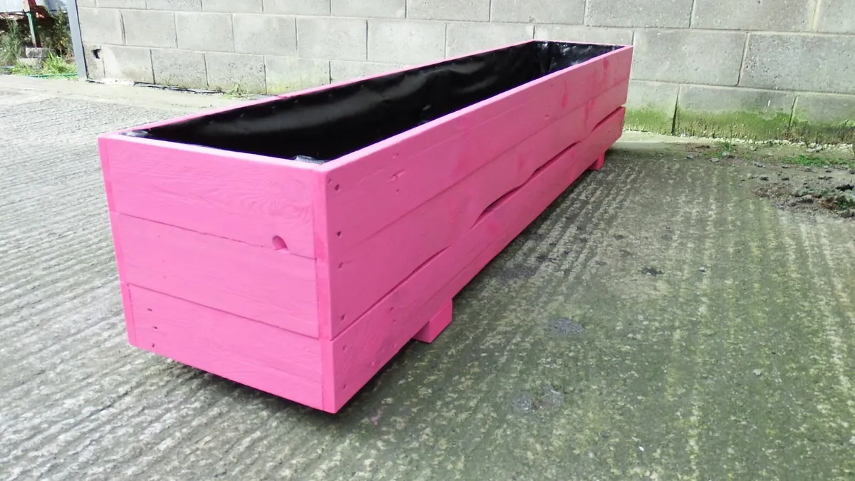 Custom wooden planters - Image 2