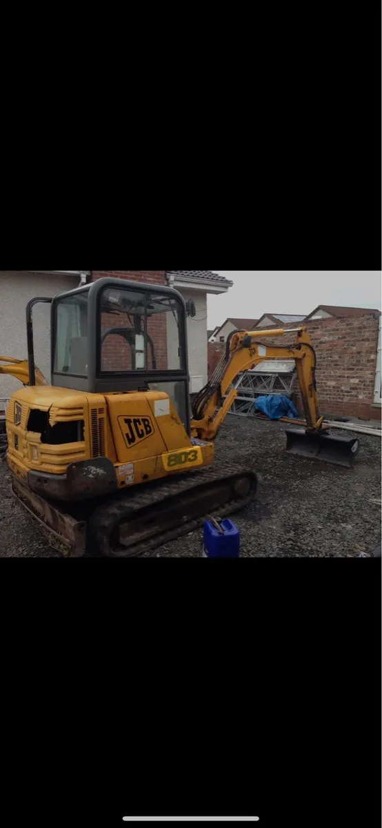 Digger 3ton jcb 803 - Image 2