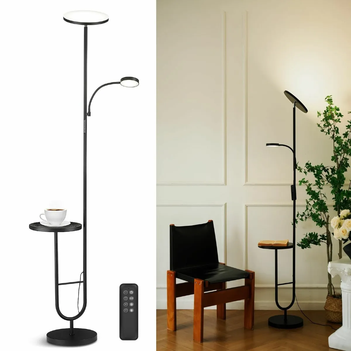 Floor Lamp for Living Room 42W Uplighter with - Image 1