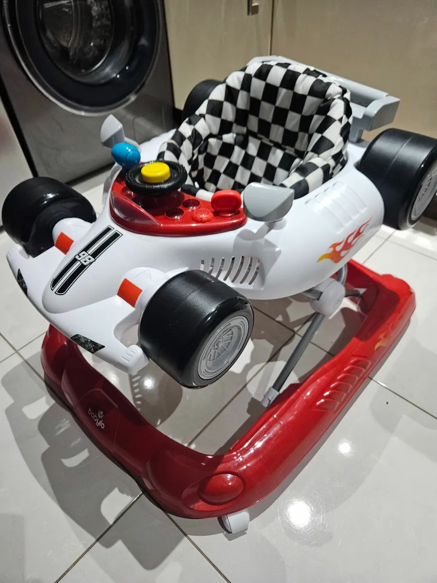 Babylo Racing Car Baby Walker - Image 1