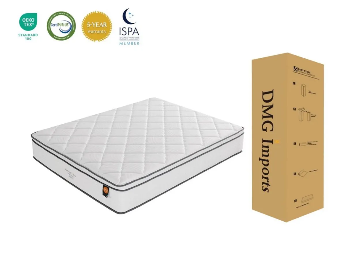 New MemoryFoam orthopaedic 12” Mattress - Image 1