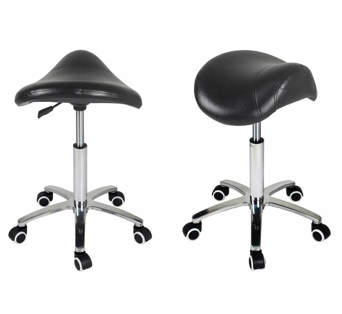 Saddle Stool Massage Rolling Work Chair For - Image 4