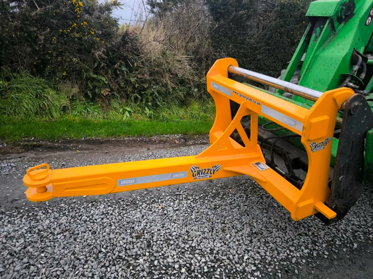 Telehandler trailer shifter mover jib attachment - Image 1