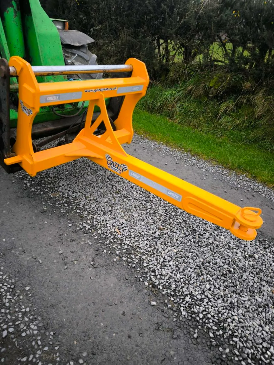Telehandler trailer shifter mover jib attachment - Image 3