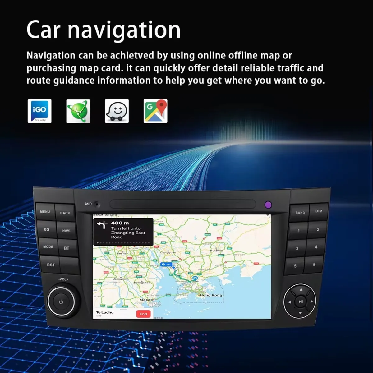 High Quality Android Head Units W211 - Image 3
