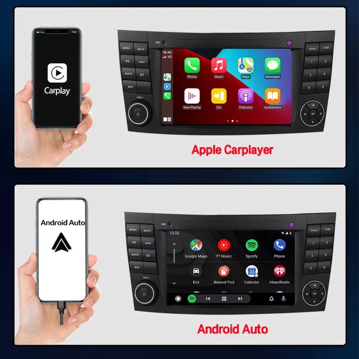 High Quality Android Head Units W211 - Image 4