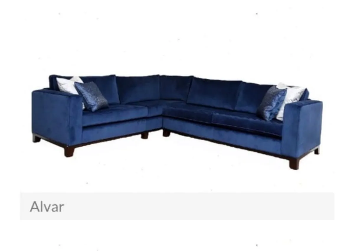 Corner Sofa  Navy Alvar
