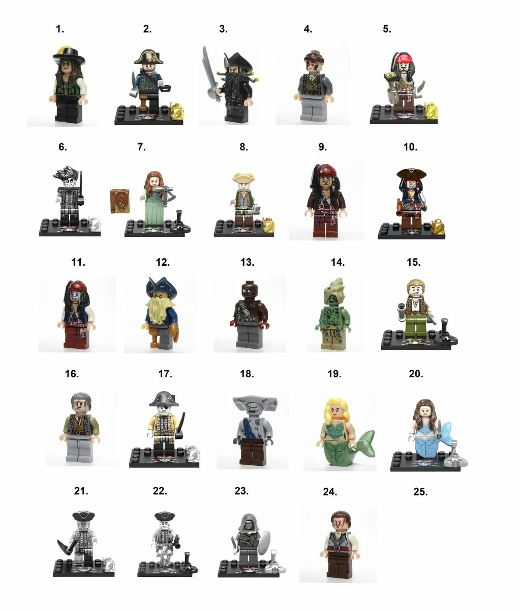 Pirates of the Caribbean Lego Comp. Minifigures - Image 1