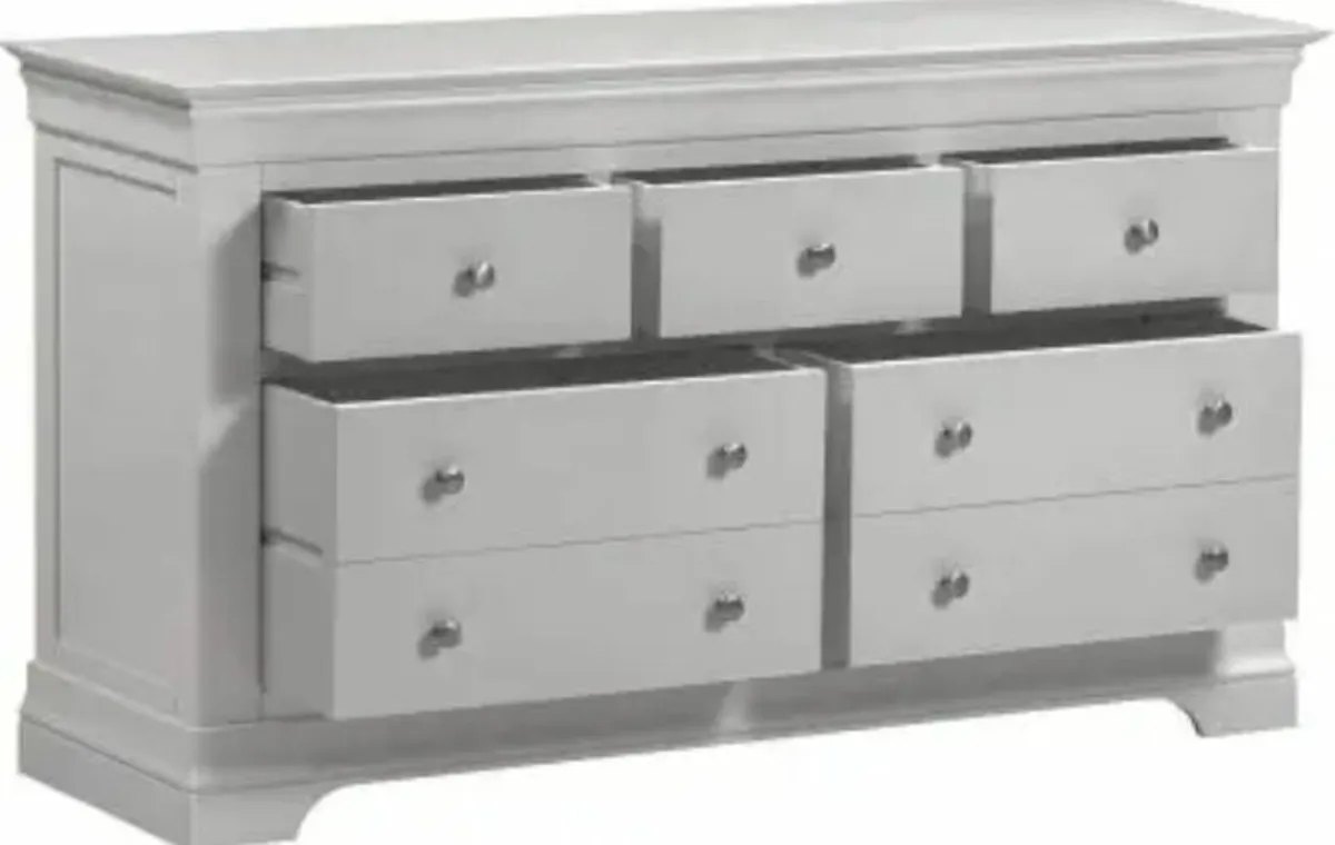 Bordeaux 3+2 Drawer Chest Pebble Grey - Image 2