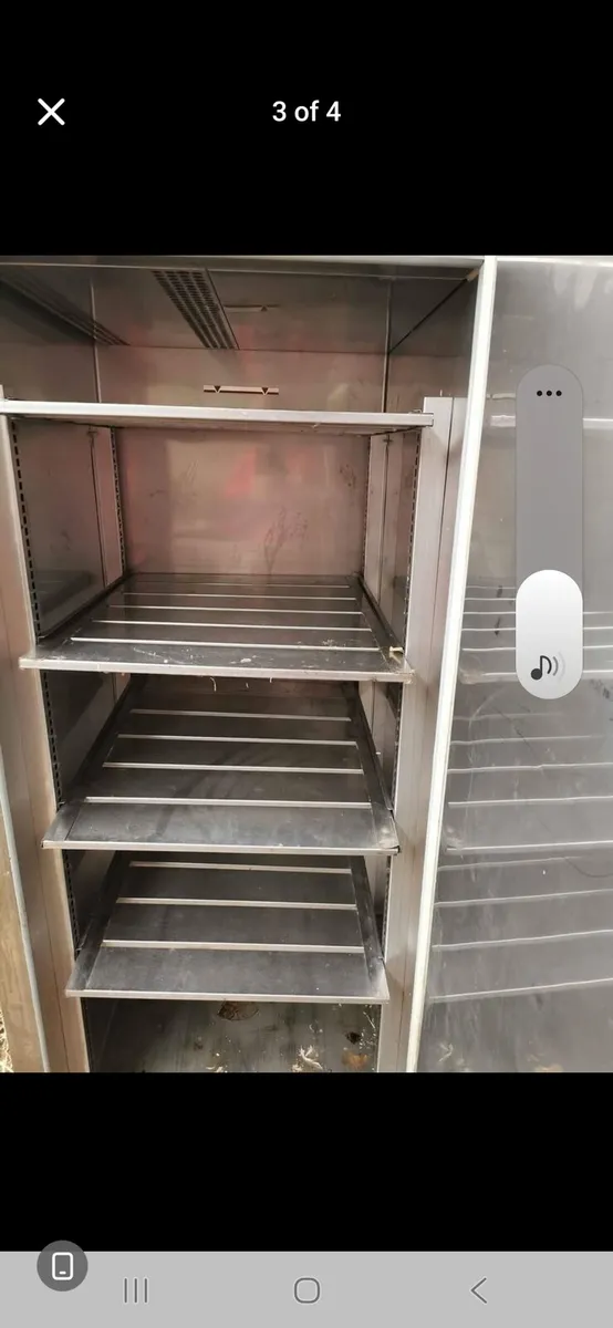 Stainless steel fridge - Image 1