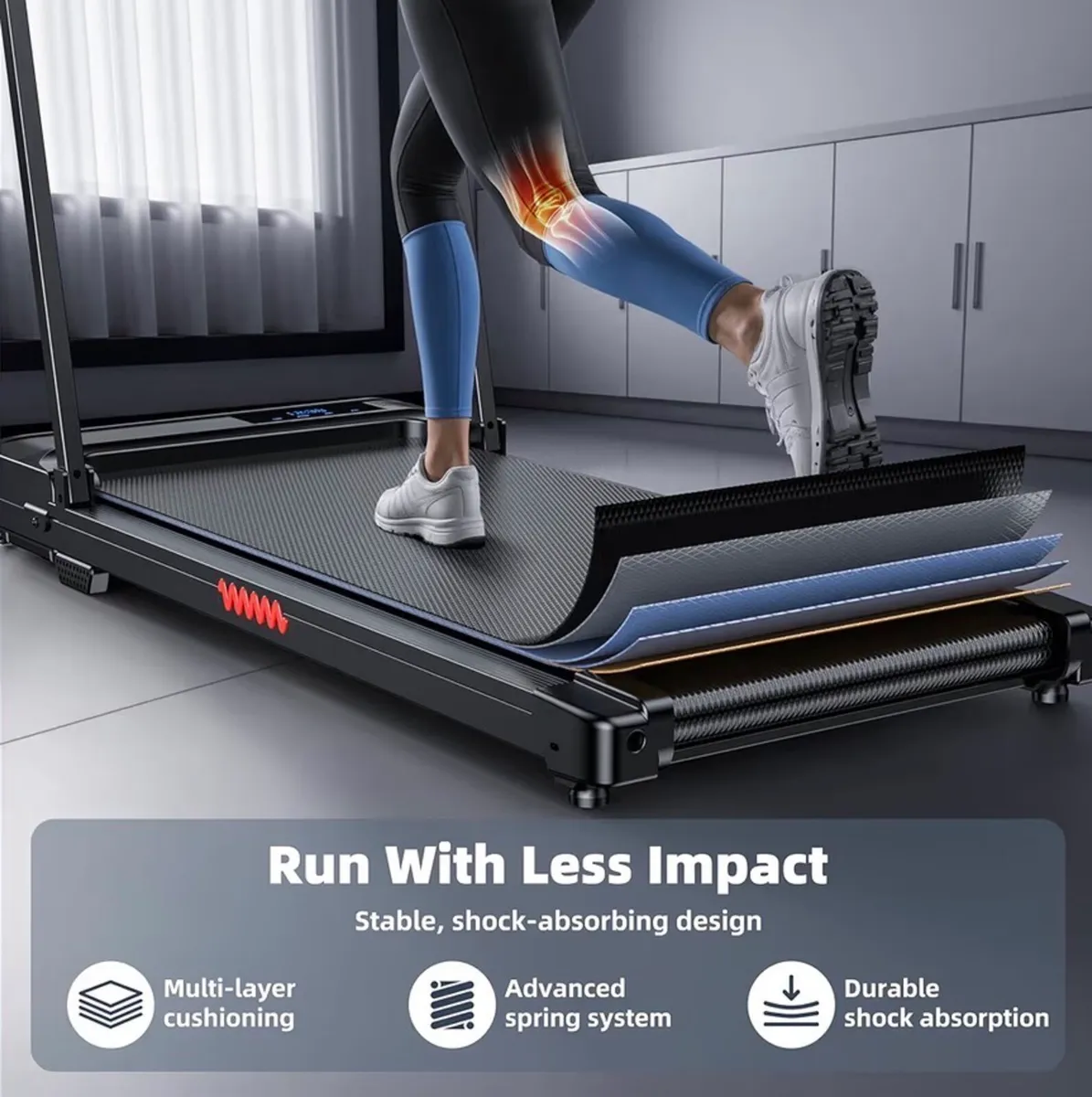 Free Delivery - New Compact Walking Pad Tredmill - Image 4