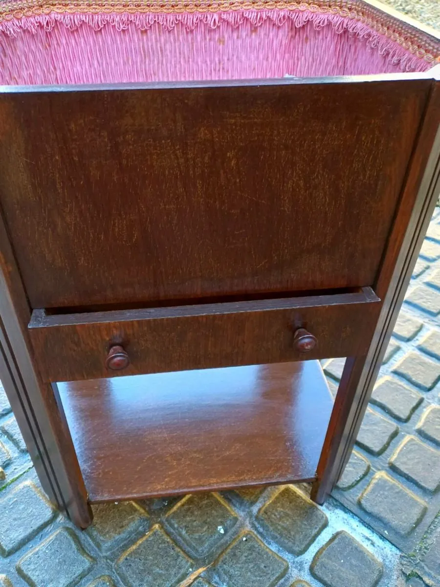 1950s Mahogany Sewing Cabinet - Image 3