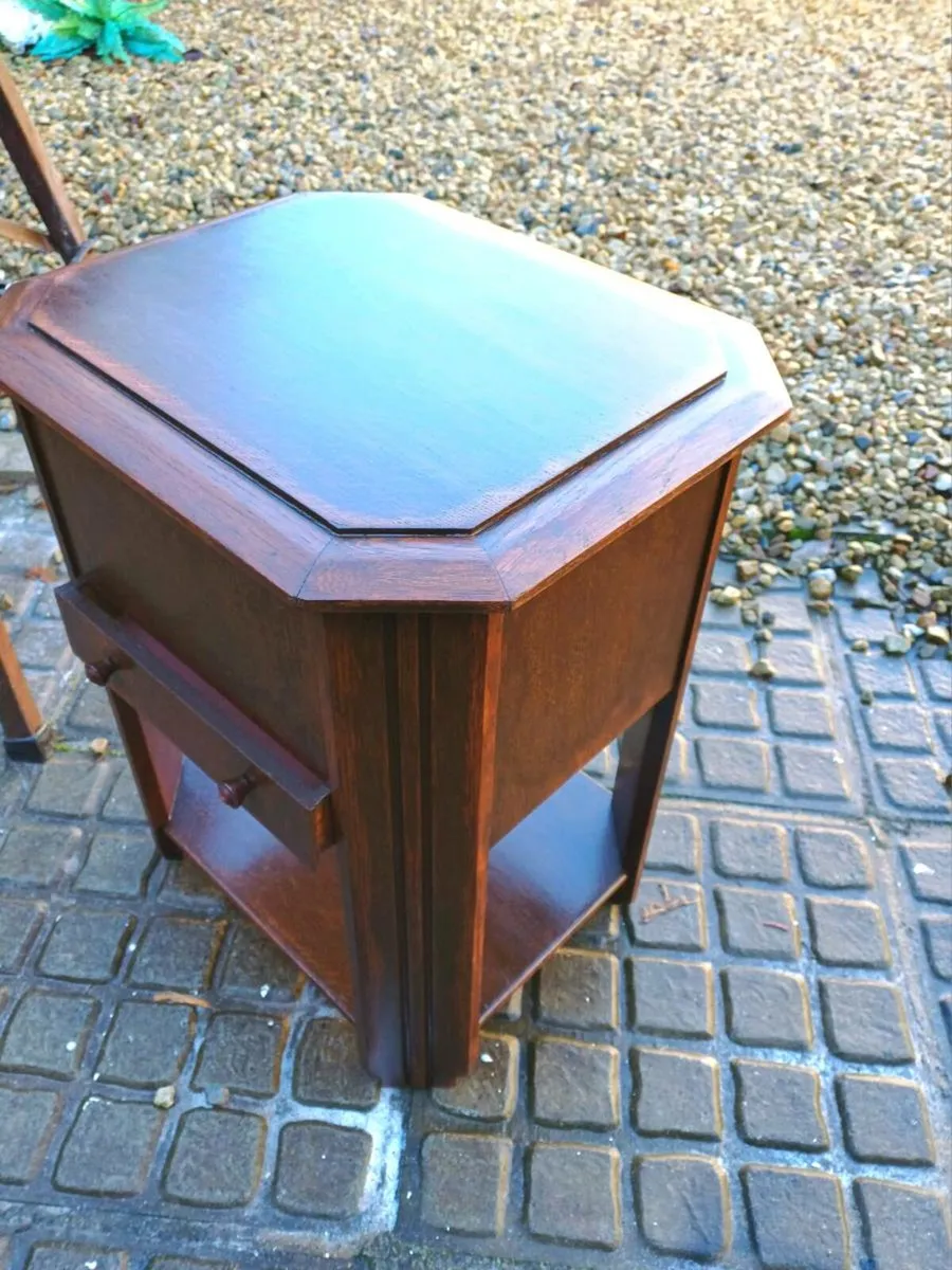 1950s Mahogany Sewing Cabinet - Image 4