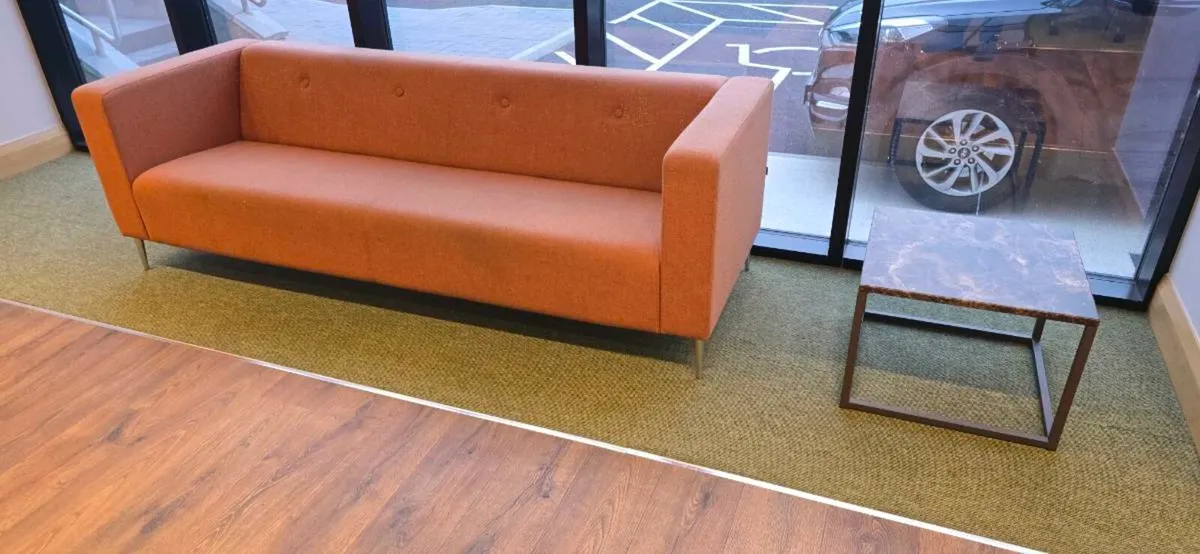 Verco 3 seater fabric sofa - Image 3