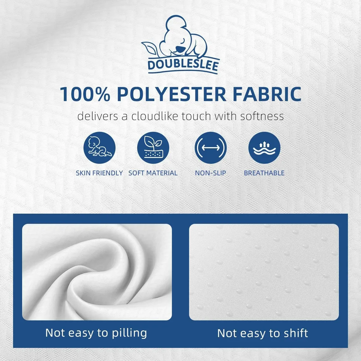 3 Inch Memory Foam Mattress Topper Small Double - Image 3