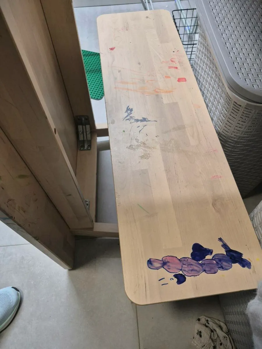 Ikea Kids Table and Bench - Image 2