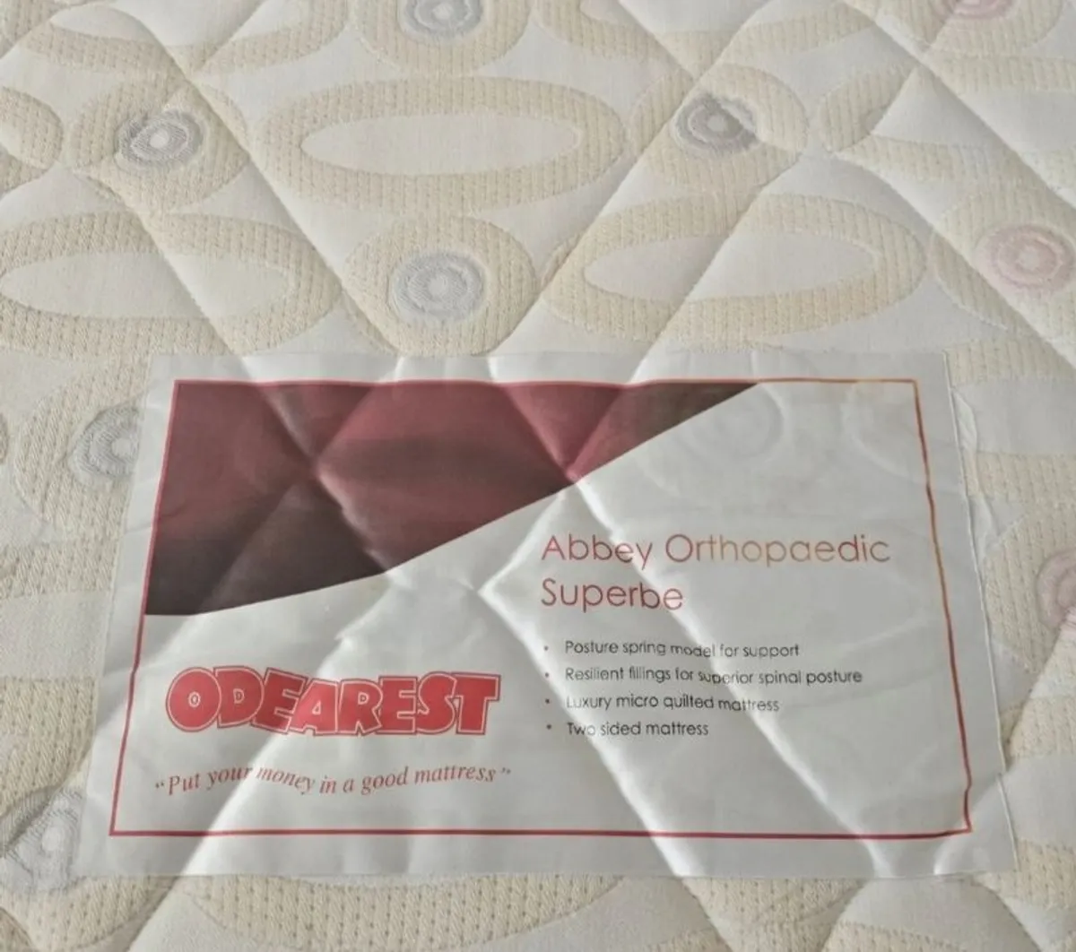 King Size Orthopaedic Mattress - Image 1