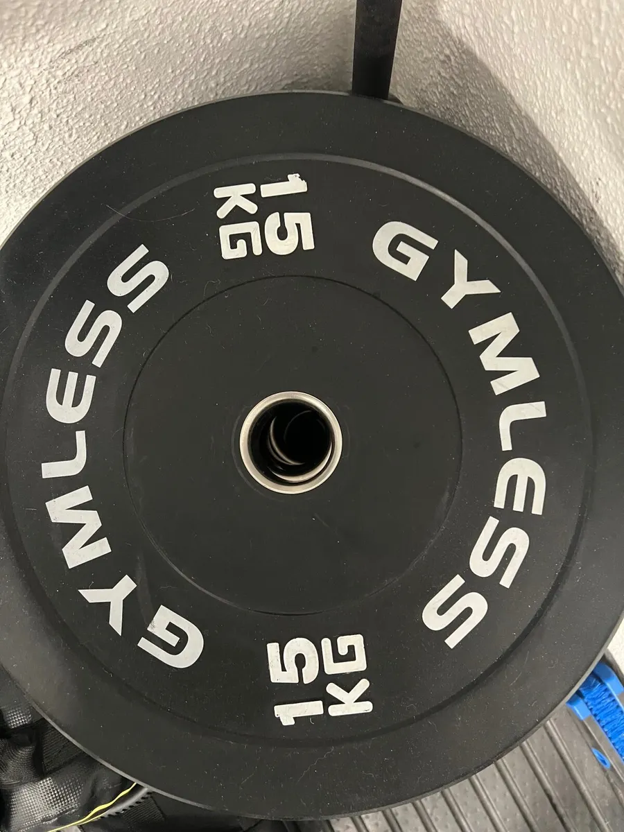 Olympic bar & Plates and DBs - Image 1