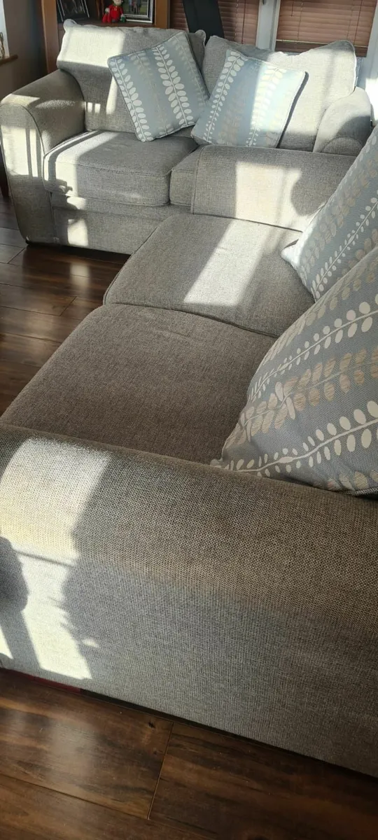 2-Seater & 3-Seater Fabric Sofas – Excellent Cond - Image 4