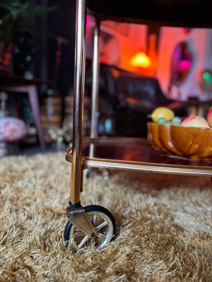 Mid Century Serving Trolley - Image 3