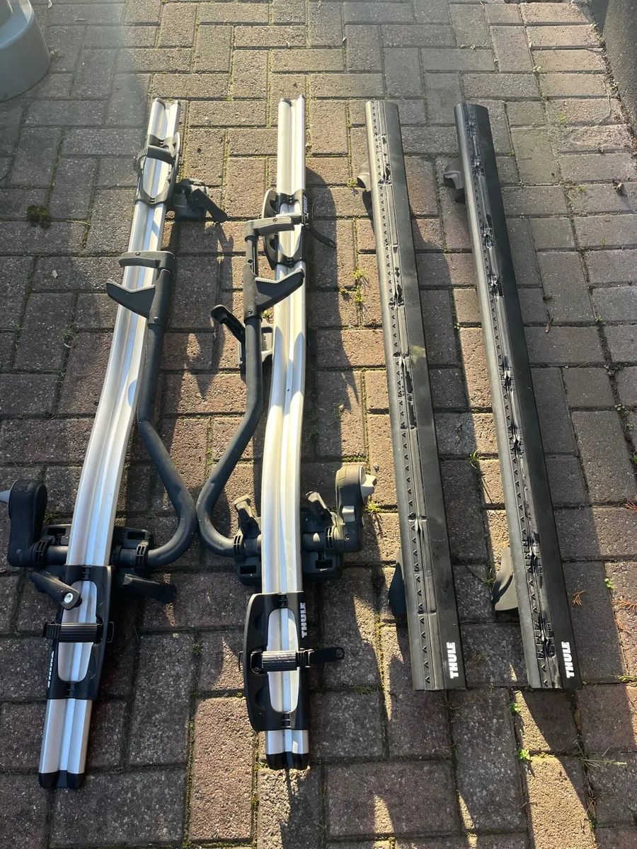 Thule ProRide Bike rack x 2 + Thule Wingbars - Image 1