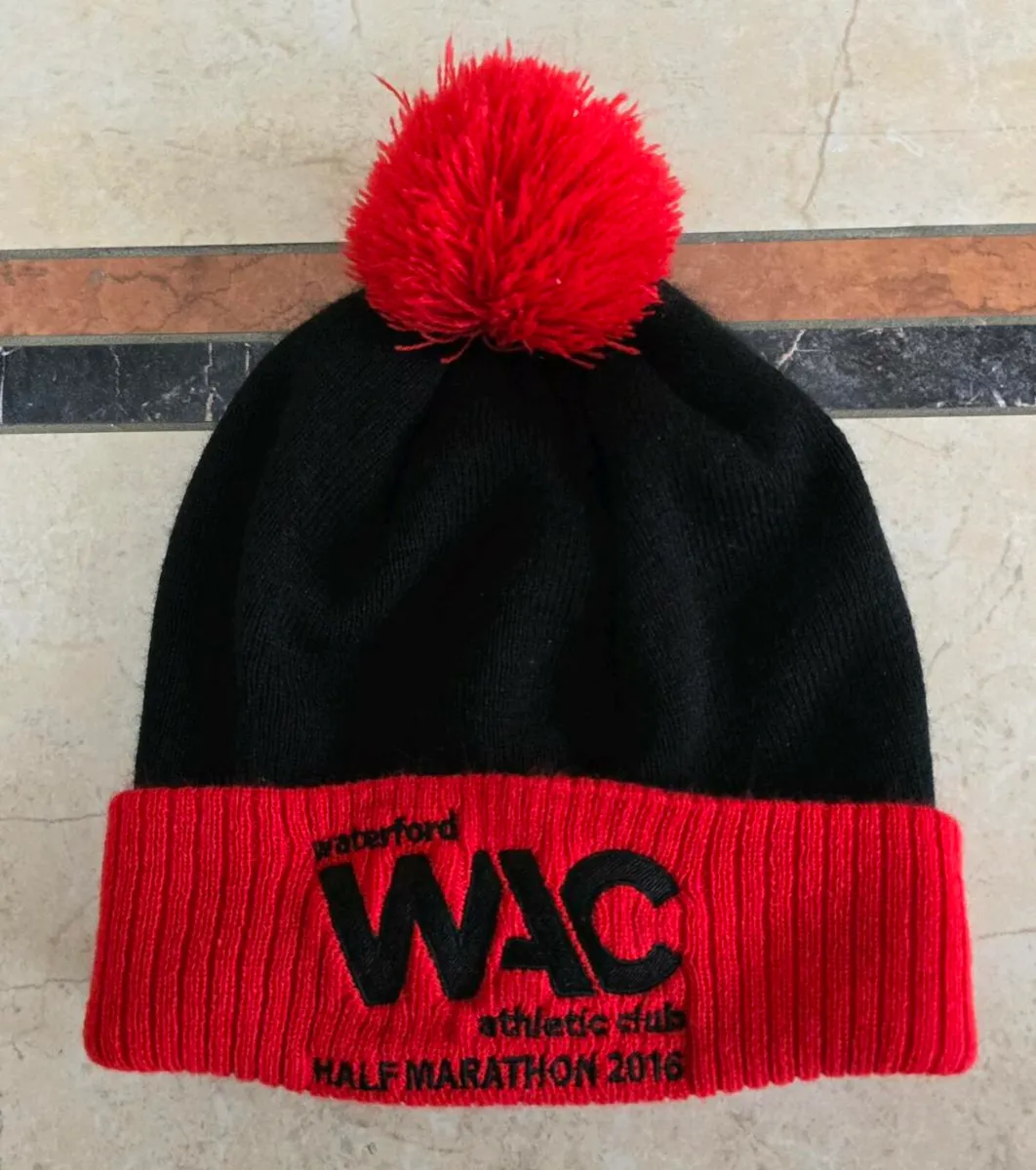 WAC Half Marathon & DCM Bobble Hats - Image 1