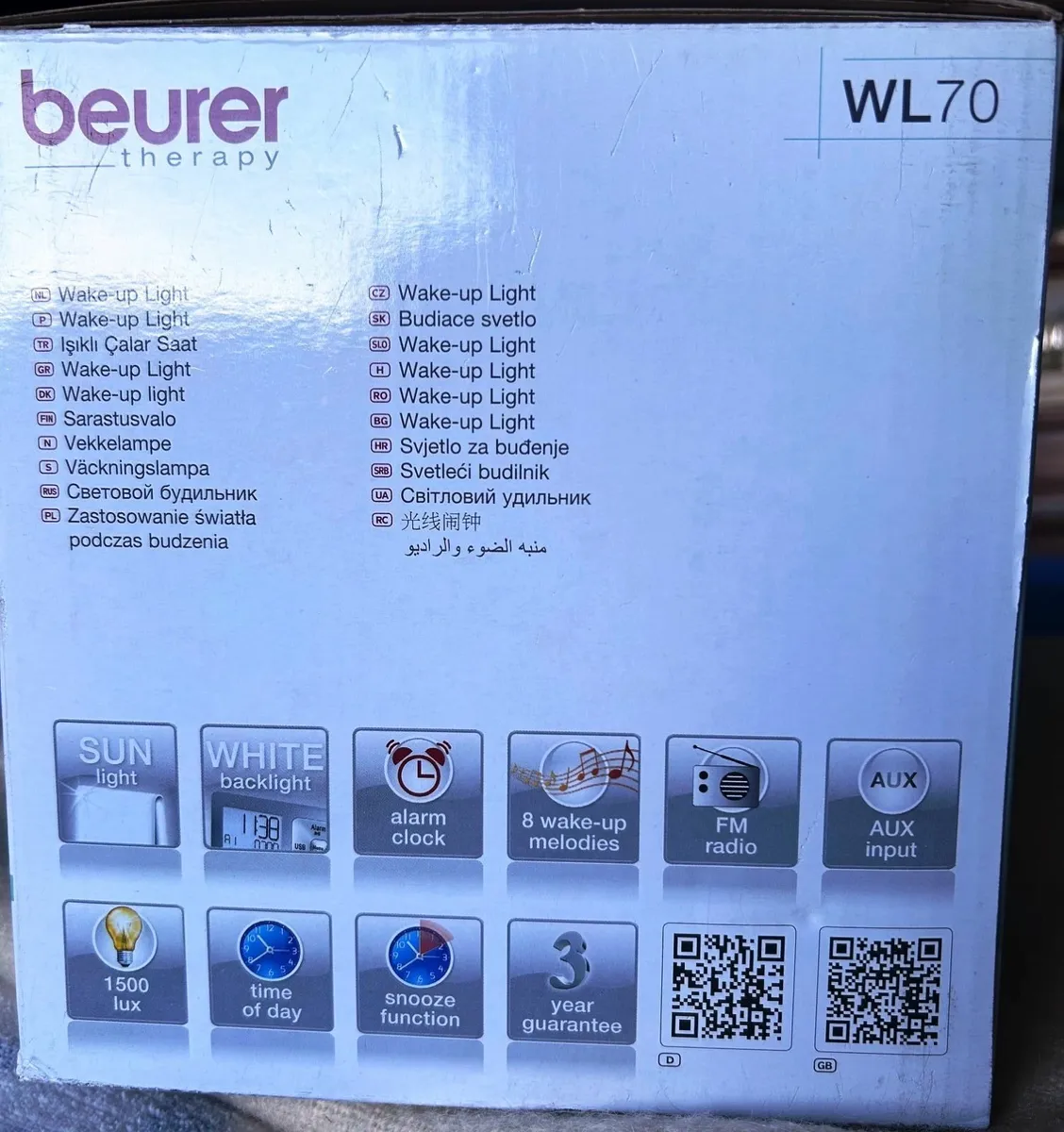 Wake Up Sunrise Light Therapy & Alarm Clock NEW - Image 2