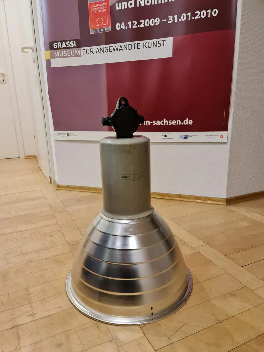 Vintage Industrial Hall Lamp - Image 1