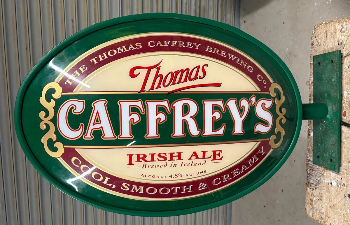 Cafferys Original 2 sided Pub Sign for Sale - Image 1