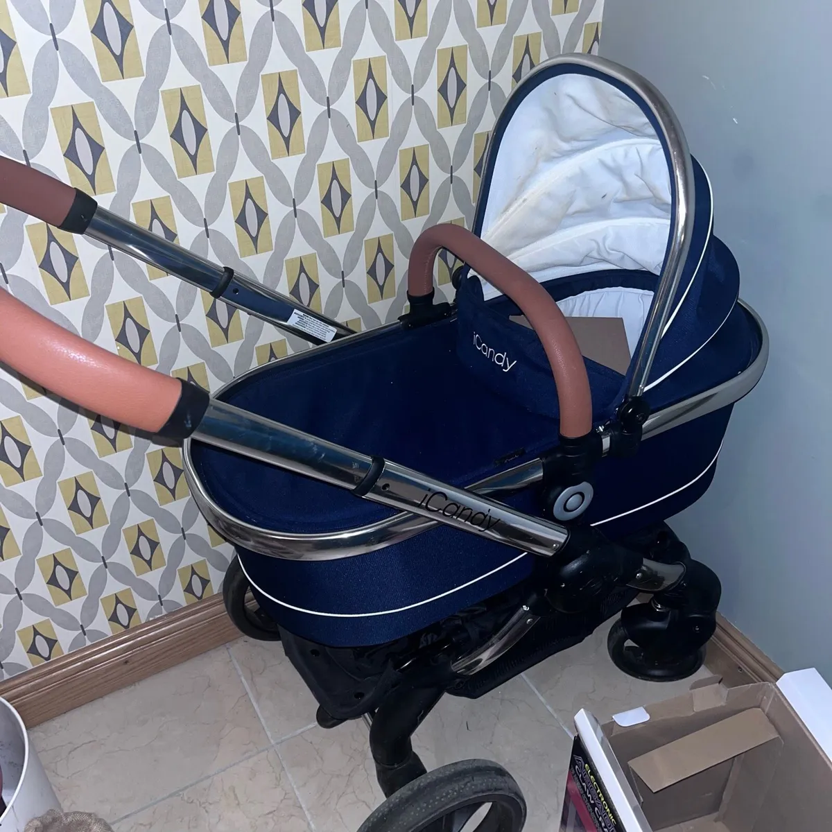 Icandy pram stroller and car seat isofix - Image 1