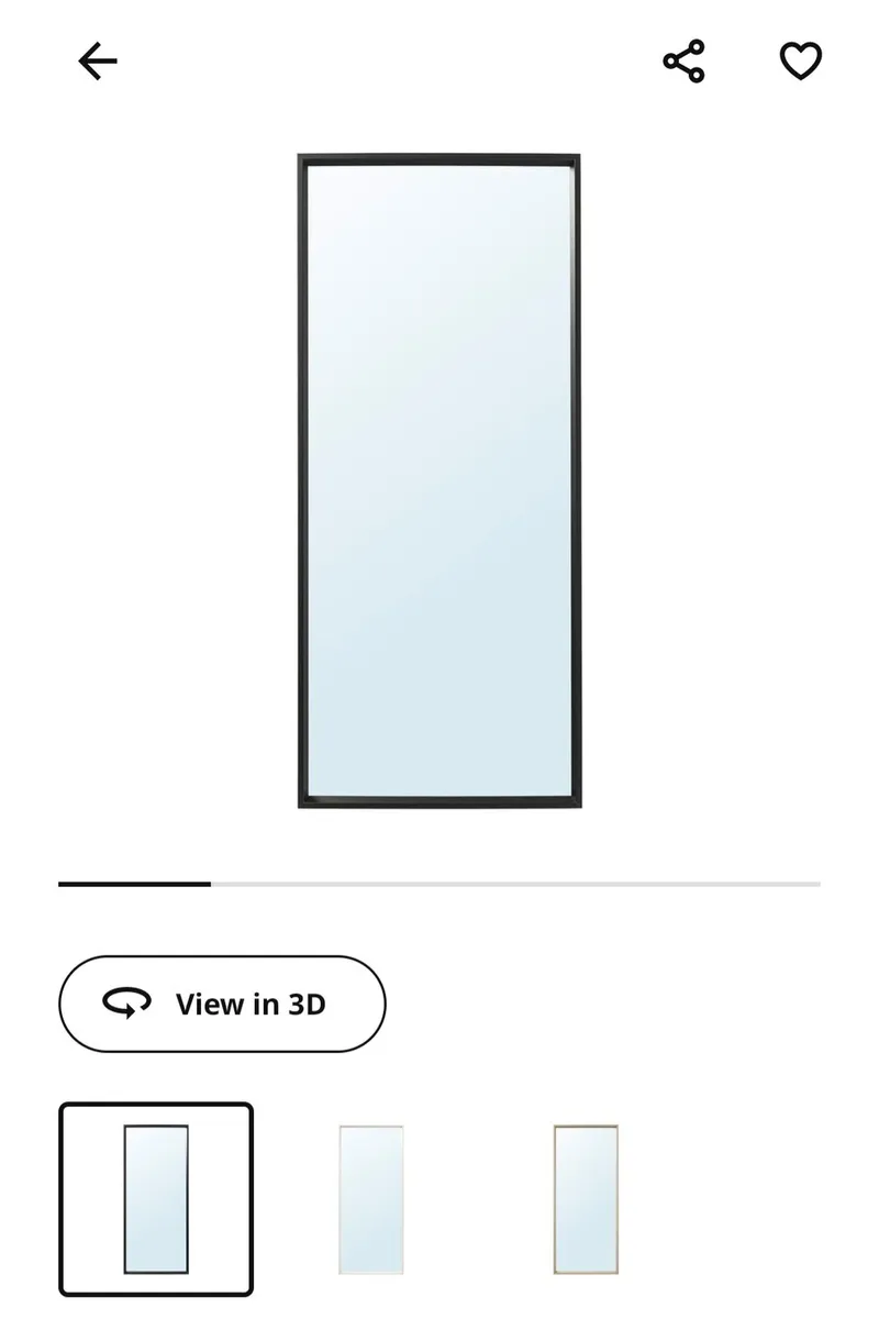 Mirror 65 x 150cm - Image 1