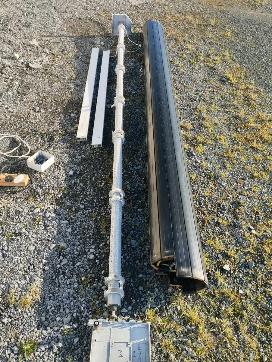 14ft black electric roller garage door - Image 2