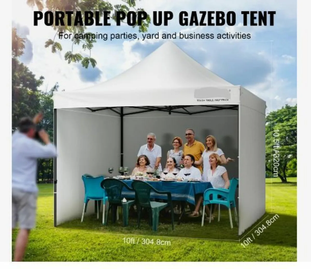 Pop Up Canopy Tent Outdoor Gazebo Tent - Image 2