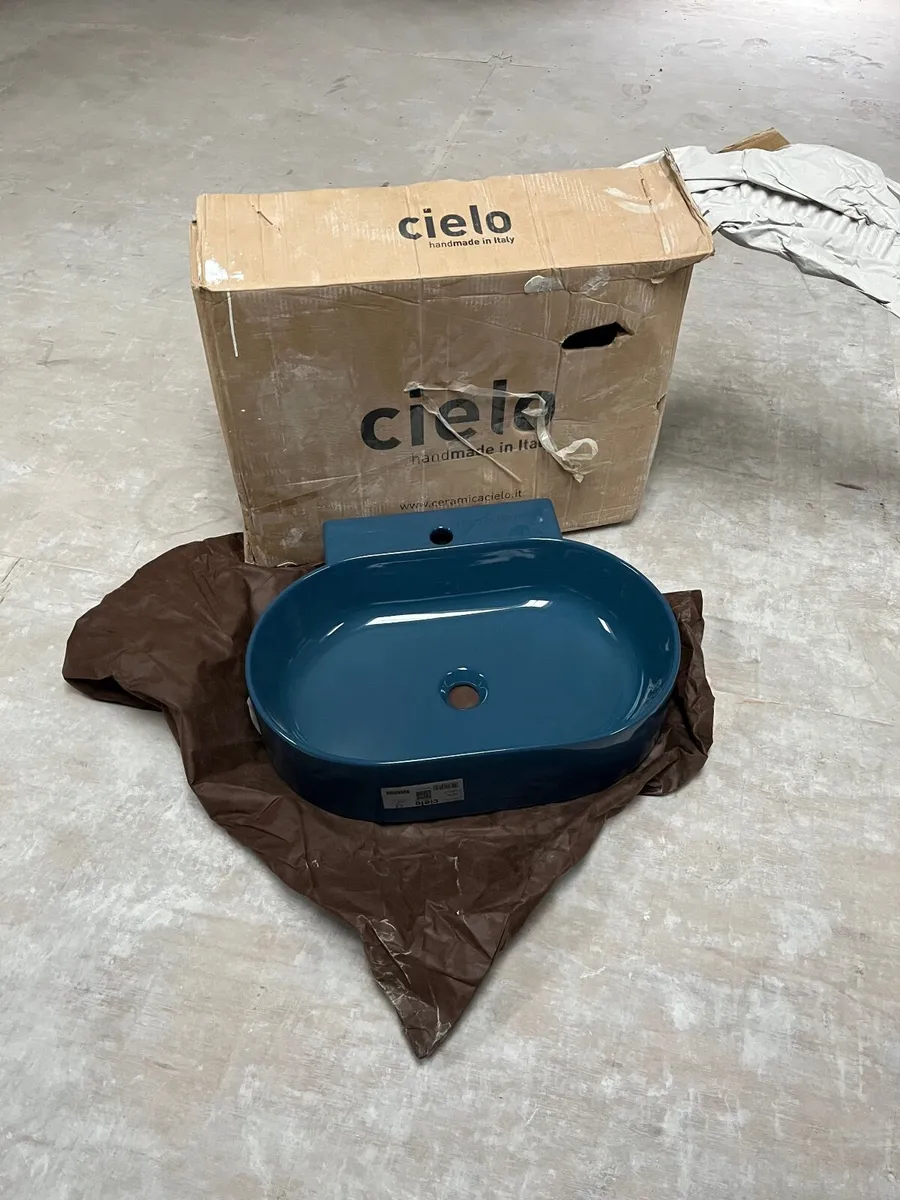 Italian Designer Cielo Wall-Mounted Sink-Brand New - Image 2
